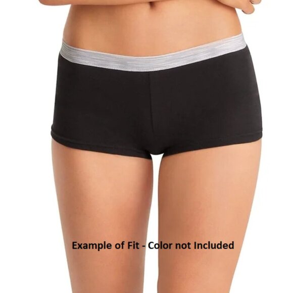 HANES Tagless Cotton Boyshorts 6 Pack Women's Size 5 or Small (NWT) - Picture 2 of 7